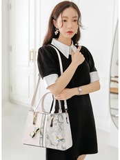 【0283】Ribbon Charm Flower Hand Shoulder 2way Bag
