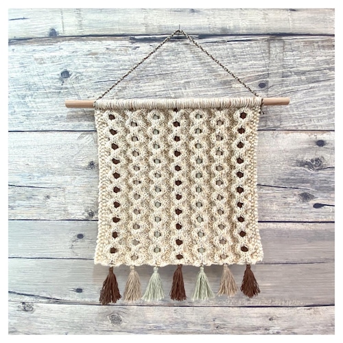 Aran knit tapestry Aran knit tapestry