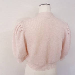 ラメカーディガン Clarisse ピンク | Cygne 