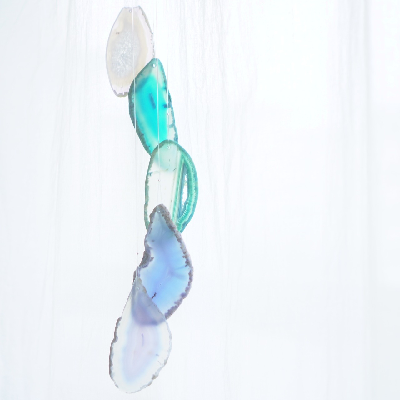 Ice Water 14 - アゲートヒーリングチャイム / Agate Sun Catcher Wind Chime 644