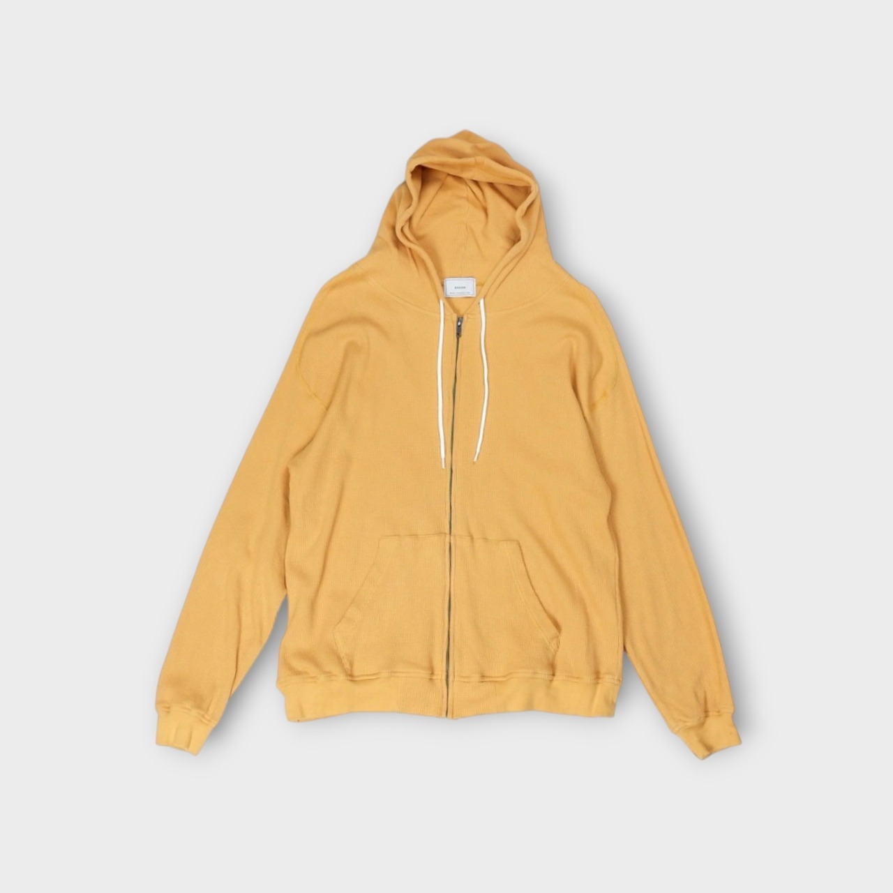 EVCON【WAFFLE ZIP HOODIE】