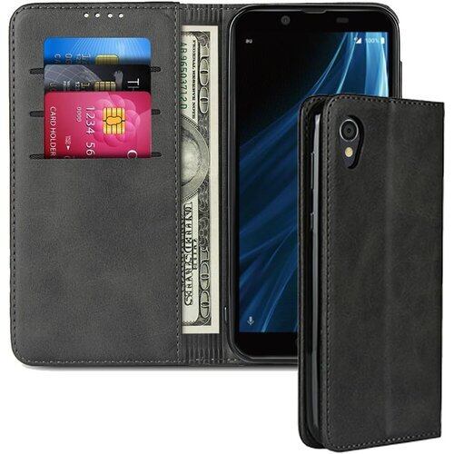 aquos sense2 ケース 手帳型 sense2 カバー aquos sense2 shv43 ケース 手帳型 sh-01l ケース 手帳型 aquos sh-01l スマホケース 手帳型 aquos shv43 スマホケース 手帳型 aquos sense2 sh-m08 ケース 手帳型 aquos sense2 sh-m08カバー sh-m08 スマホケース カードスロット、キックスタンド レザー ブラック 2309