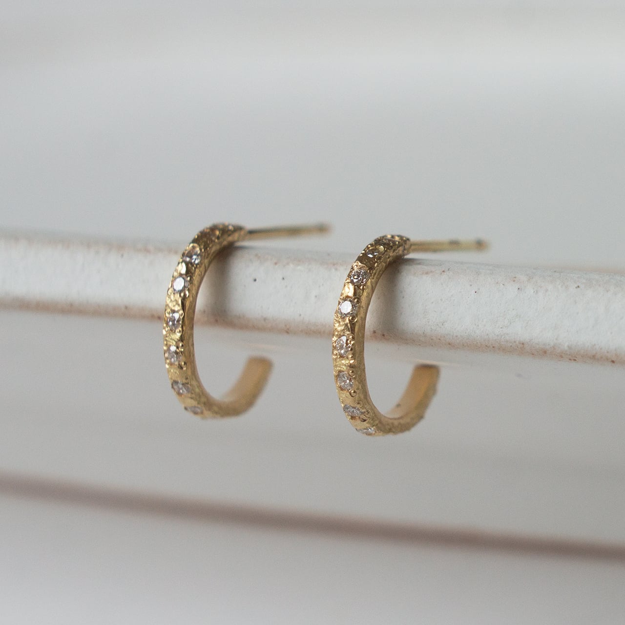 Rock Bar ピアス L K10（片耳） | Kumiko Taya jewelry