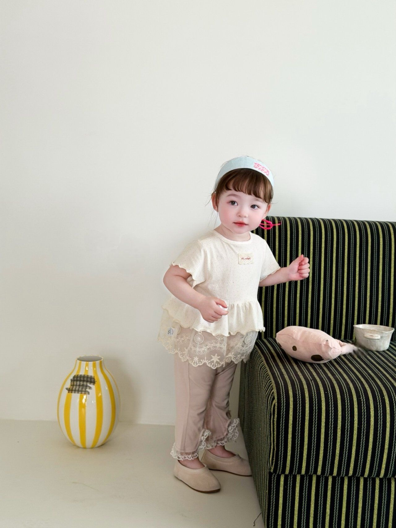 [my daughter] Lovely Lace Tee / [마이다럴] 러블리레이스티