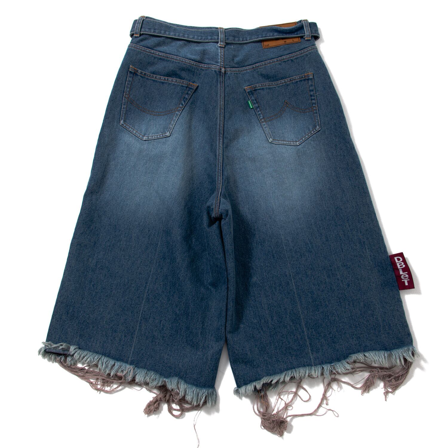 doublet RECYCLE DENIM CUT-OFF WIDE PANTS(INDIGO) 22AW20PT193