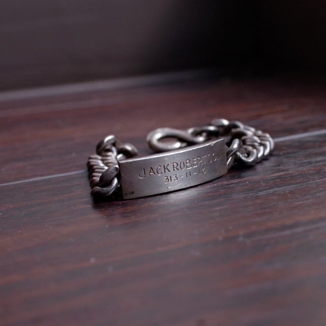 WWII US Military ID Bracelet / BALFOUR 社製 / Sterling Silver / 40