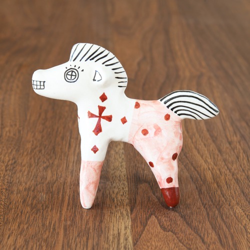 山口祥治　干支フィギュア 午（ウマ）「ウマジャロウ UJ-141」 工房：喜鶴製陶（有田焼）