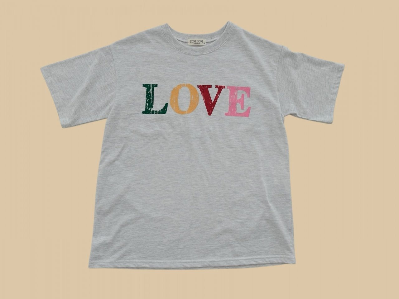 [DOREDORE] Love T Shirt / [도레도레] 러브티셔츠