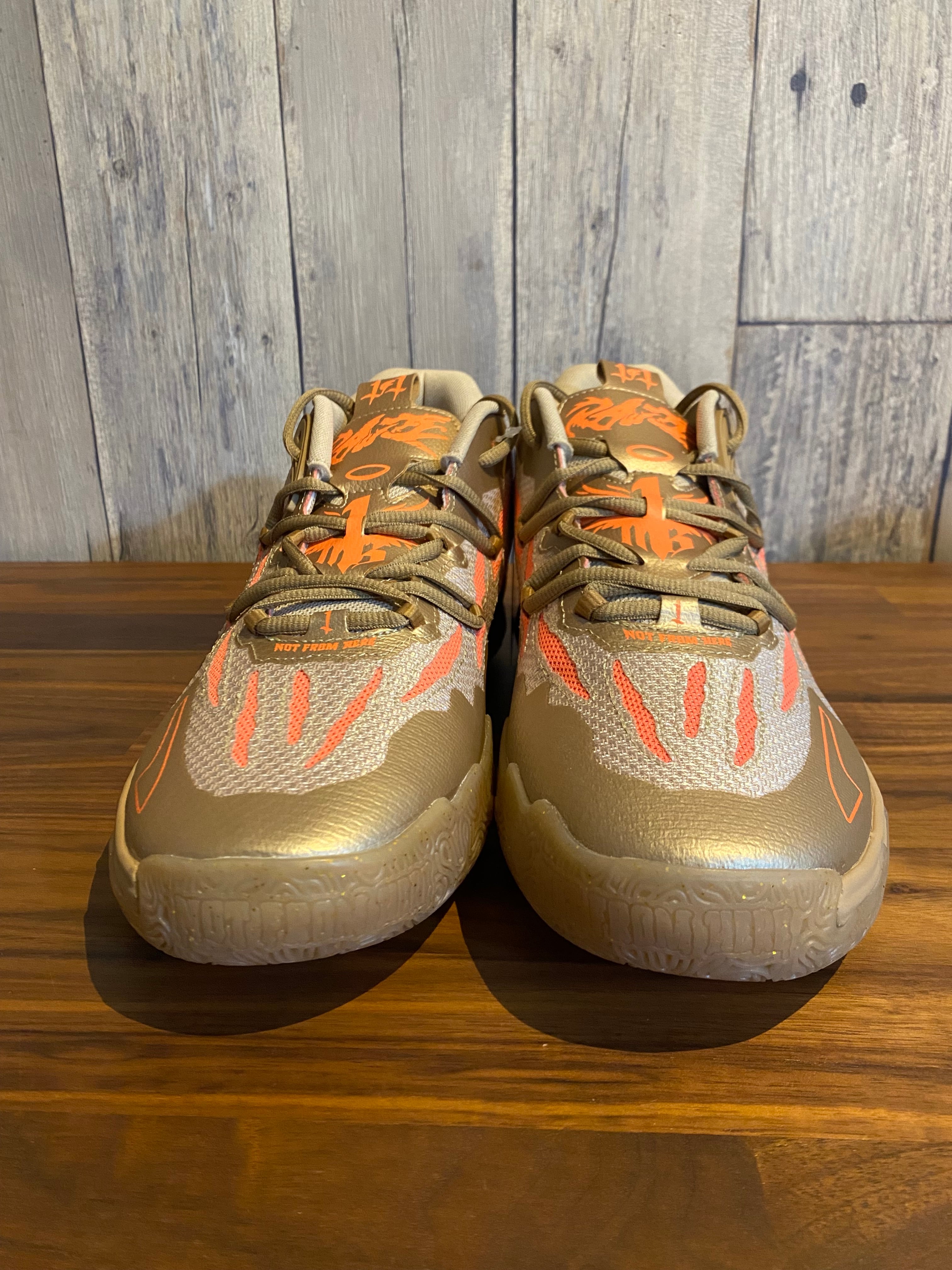 27cm プーマ MB.02 ゴーレンジ 378288 バスケ シューズ 27cm プーマ MB