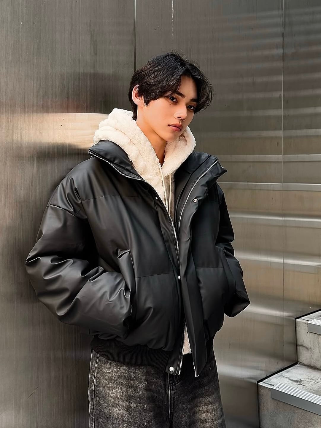 ALUDE SELECT】short puff down jacket（2color） | 【ALUDE】韓国 