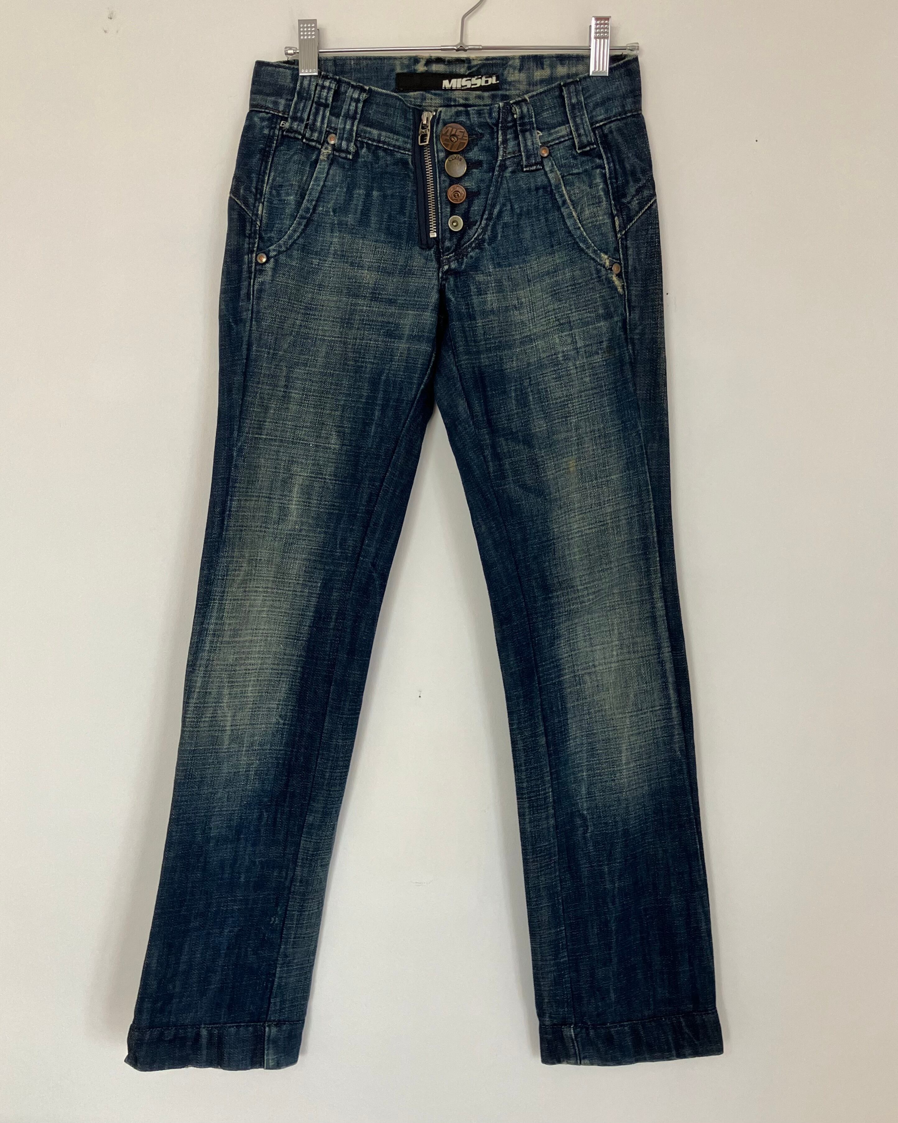 Jeans Miss Sixty Buckys Trousers - Taille W28 (T38), Boot Cut, Bleu Clair, Neuf Avec étiquette