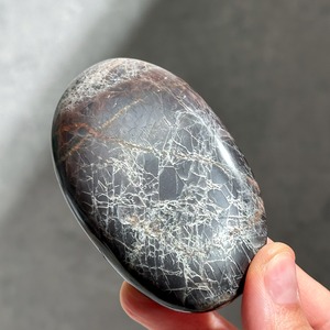 ブラックムーンストーン パームストーン06◇ Black Moonstone ◇天然石・鉱物・パワーストーン