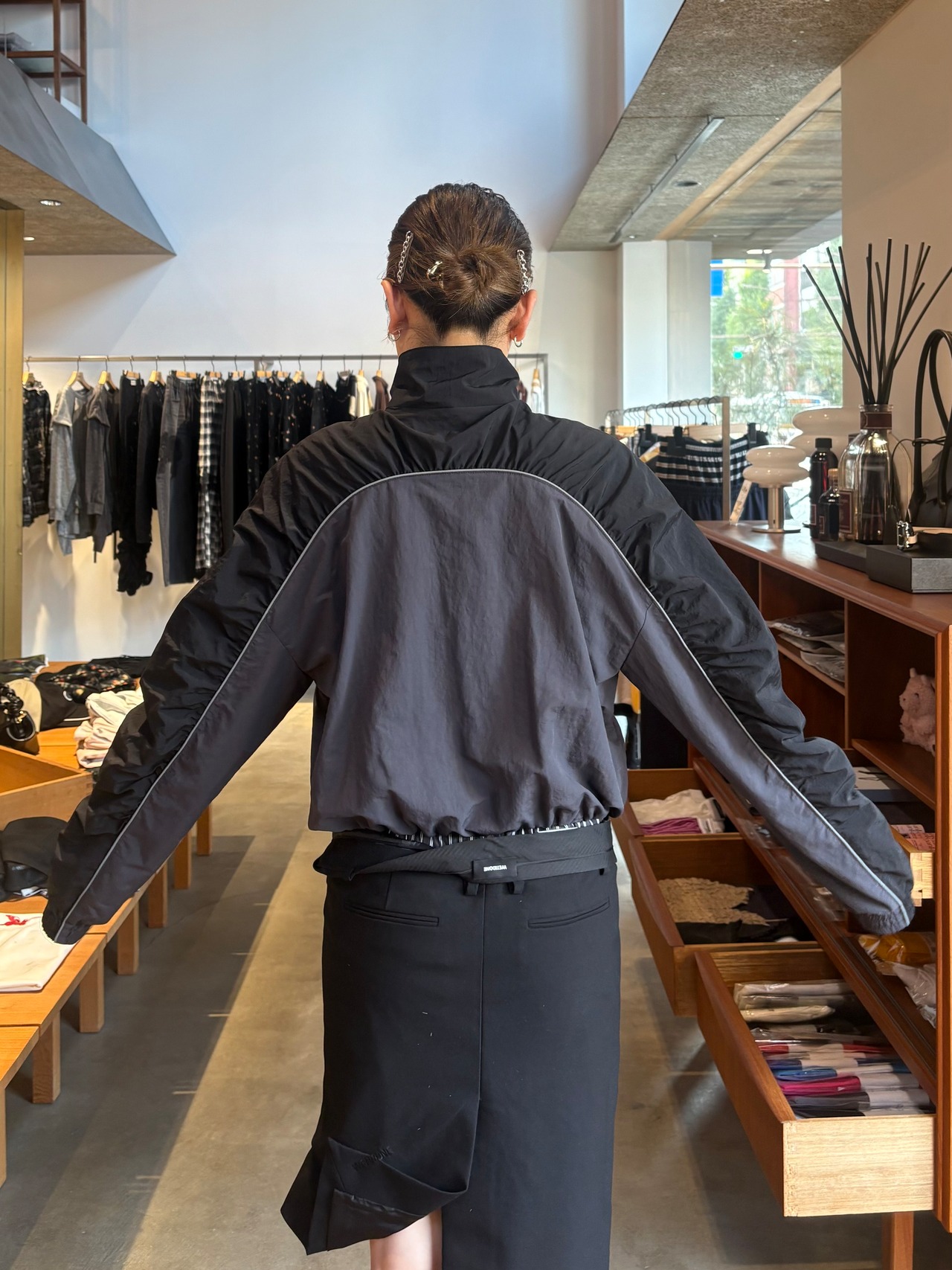 【26AW】WE11DONE ウェルダン / シャーリングジャンパー / SHIRRED JUMPER - 3