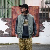 BOWWOW（バウワウ）26AW最新作、リバーシブルダックハンターカモ、ダファーMA-1型ベストコーディネート