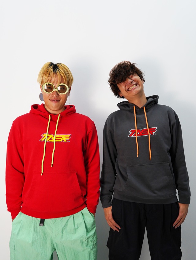 50%OFF!!　TASF / Logo Hoodie / Red