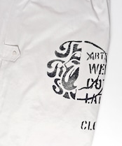 【ATELIER LINE】ロゴペイントステンカラーパデットコート　CQ-48062H