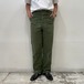 US.ARMY used cotton sateen baker pants W30×L31 Y1