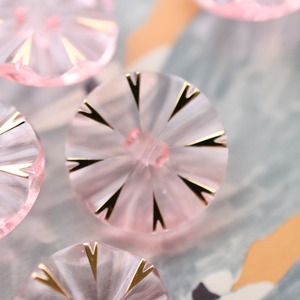 スパークゴールド×クリアピンク 23㎜