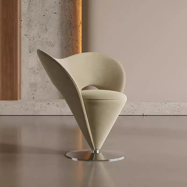 ドレッサー チェア ラグジュアリー エレガント 360°回転 おしゃれ かわいい インテリア 北欧 ダイニング リビング オフホワイト ピンク