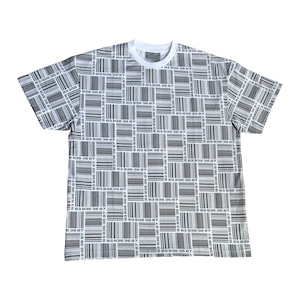 【VTMNTS 】BARCODE MONOGRAM T-SHIRT(WHITE)