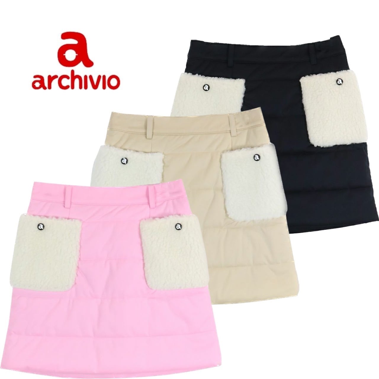 ARCHIVIO アルチビオ ジップベスト ストライプ柄 ホワイト系 38 中古 