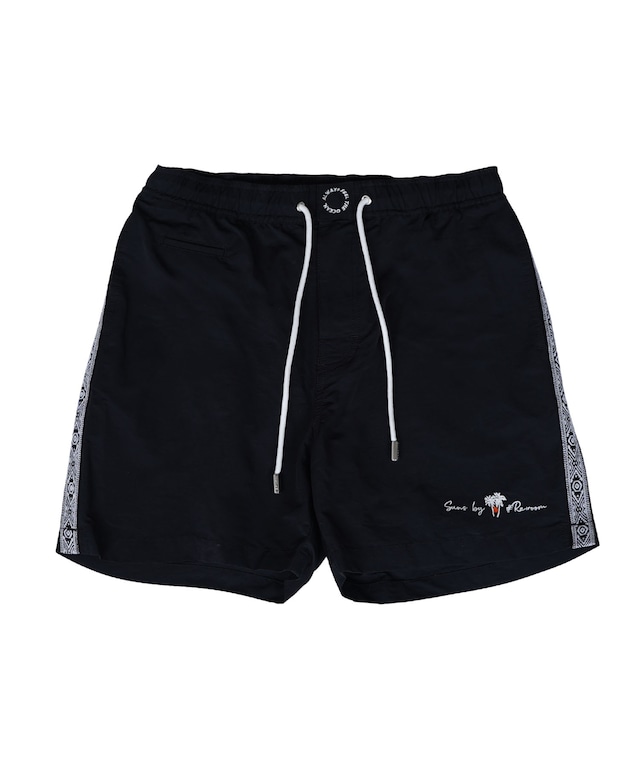 【SUNS】NATIVE PATTERN LINE TAPE BOARDSHORTS［RSW085］