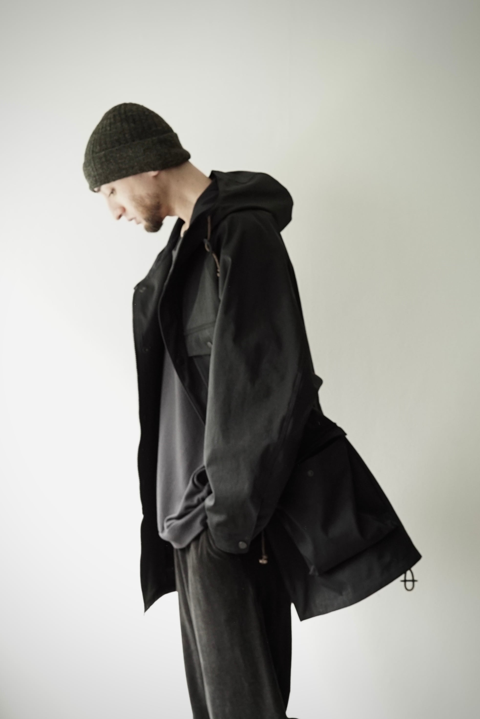 SAMPLE】HighDensity Milicloth / Mountain Parka (BLACK) | C O L I N A