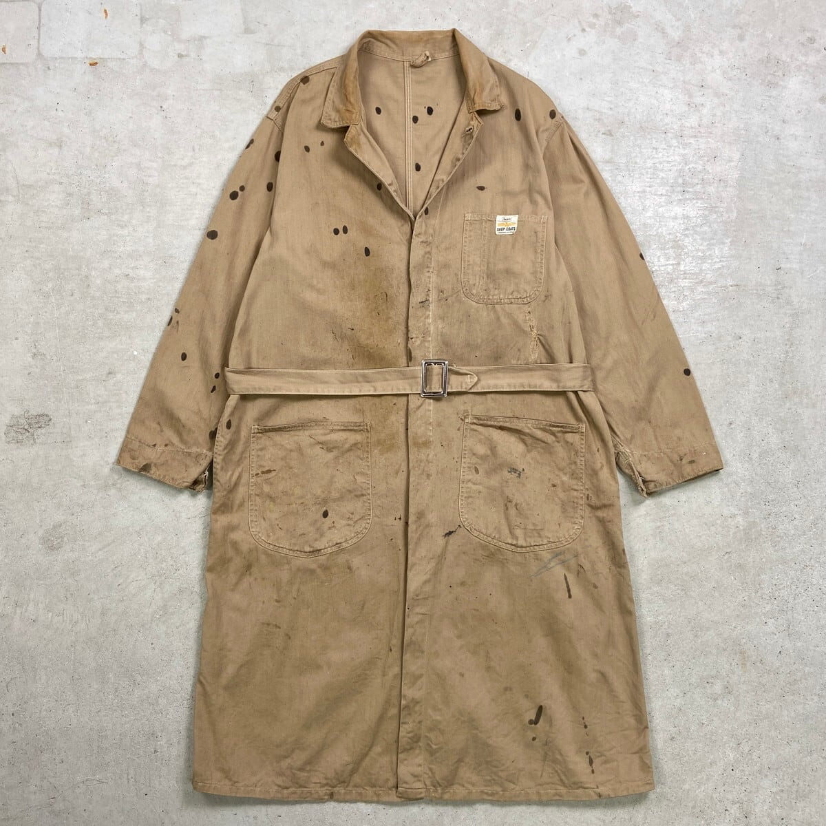 60年代 Sears シアーズ ヘリンボーンツイル ショップコート メンズXL