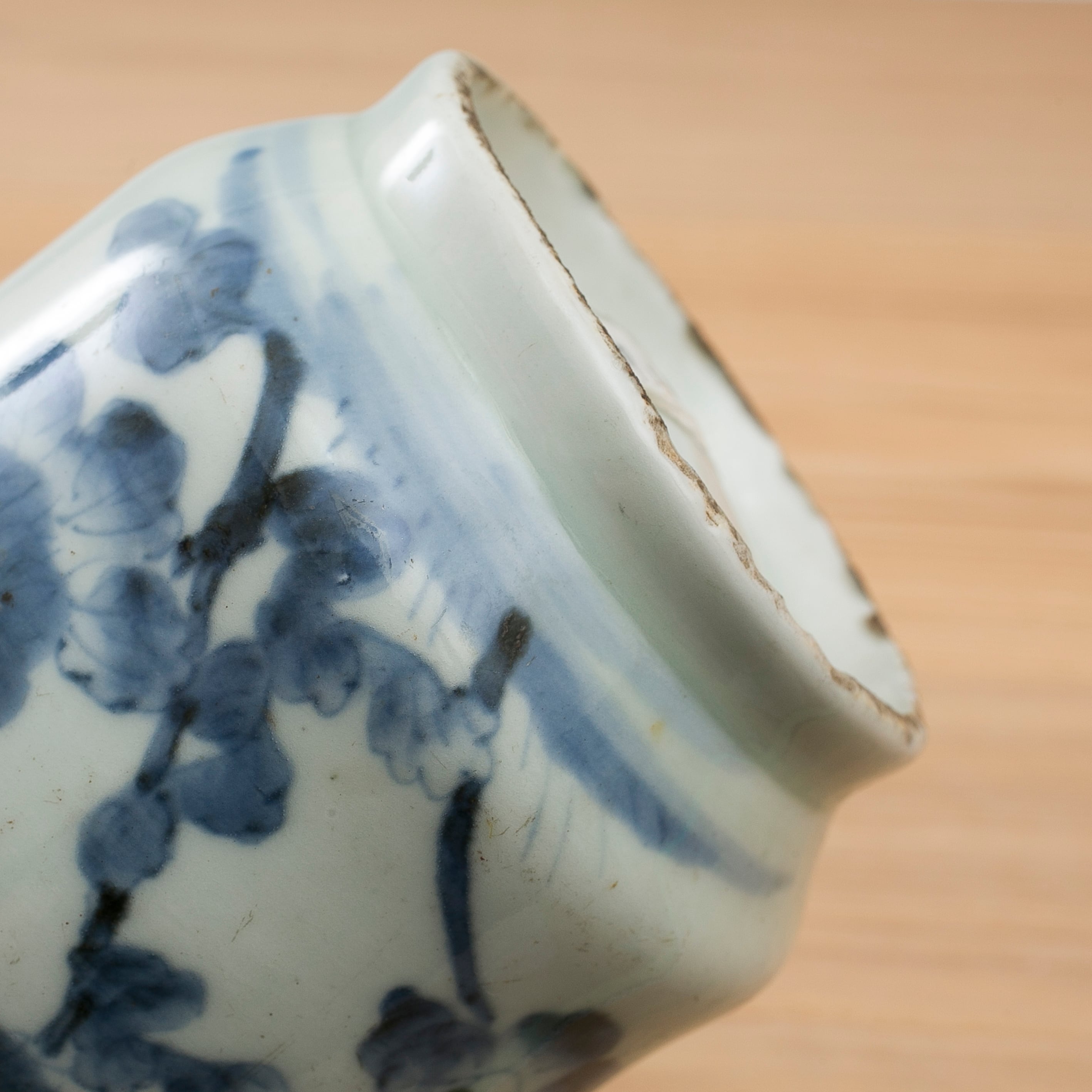 伊万里 古伊万里 染付 徳利形 一輪挿 花瓶 花器 花入 花生 菊花文 日本