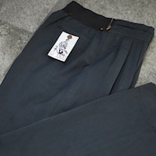 CAMLON balloon silhouette 2tuck slacks charcoal gray