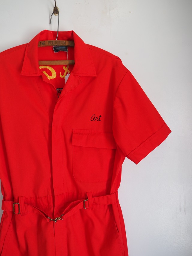 1970’s~1980’s USA Freemason Chain Stitch Work Jumpsuit