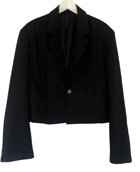 MINSOBI(ミンソビ) / CROPPED LENGTH SHORT TAILORED JAKET