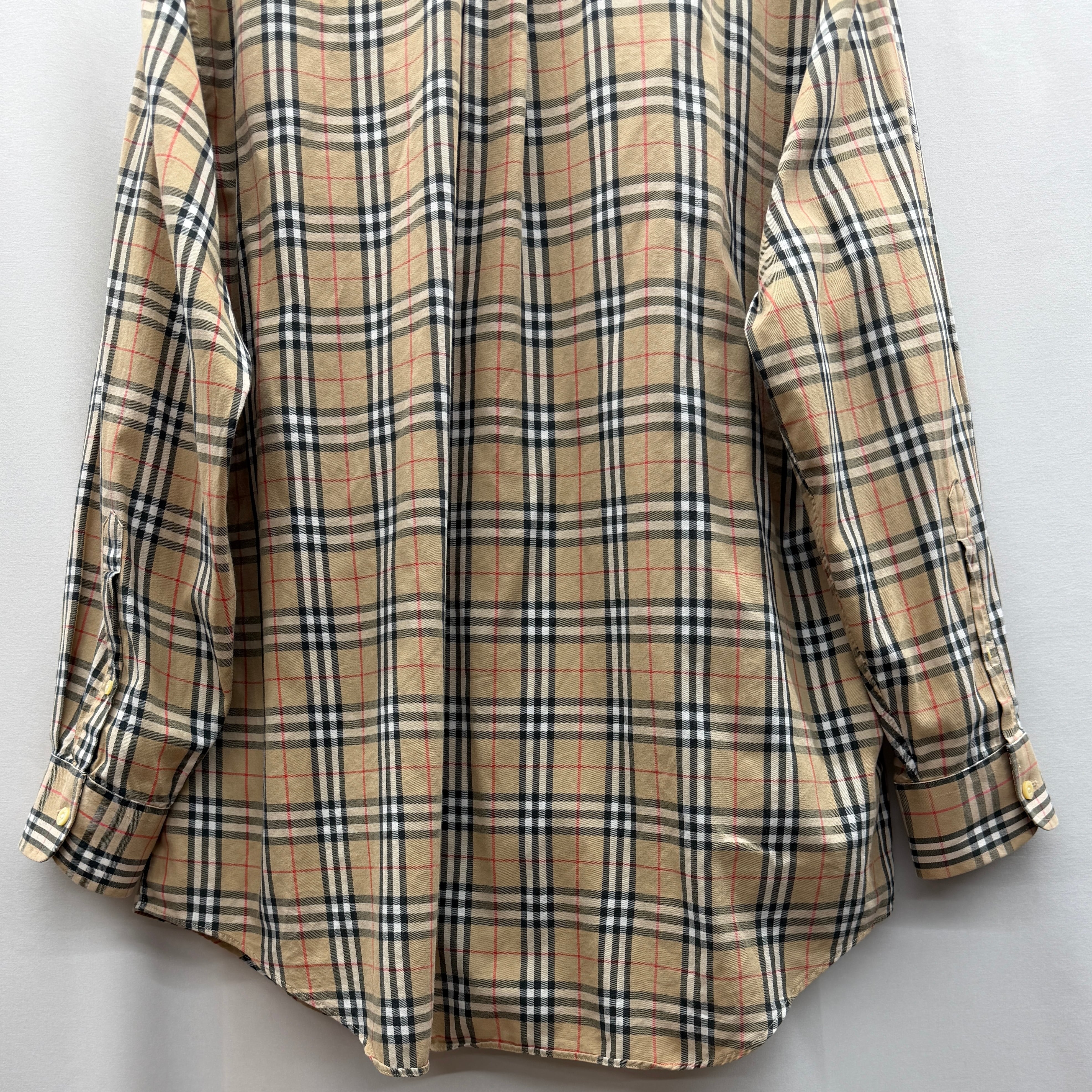 BURBERRYS】 90s shirt バーバリー シャツ チェック ノバチェック | no
