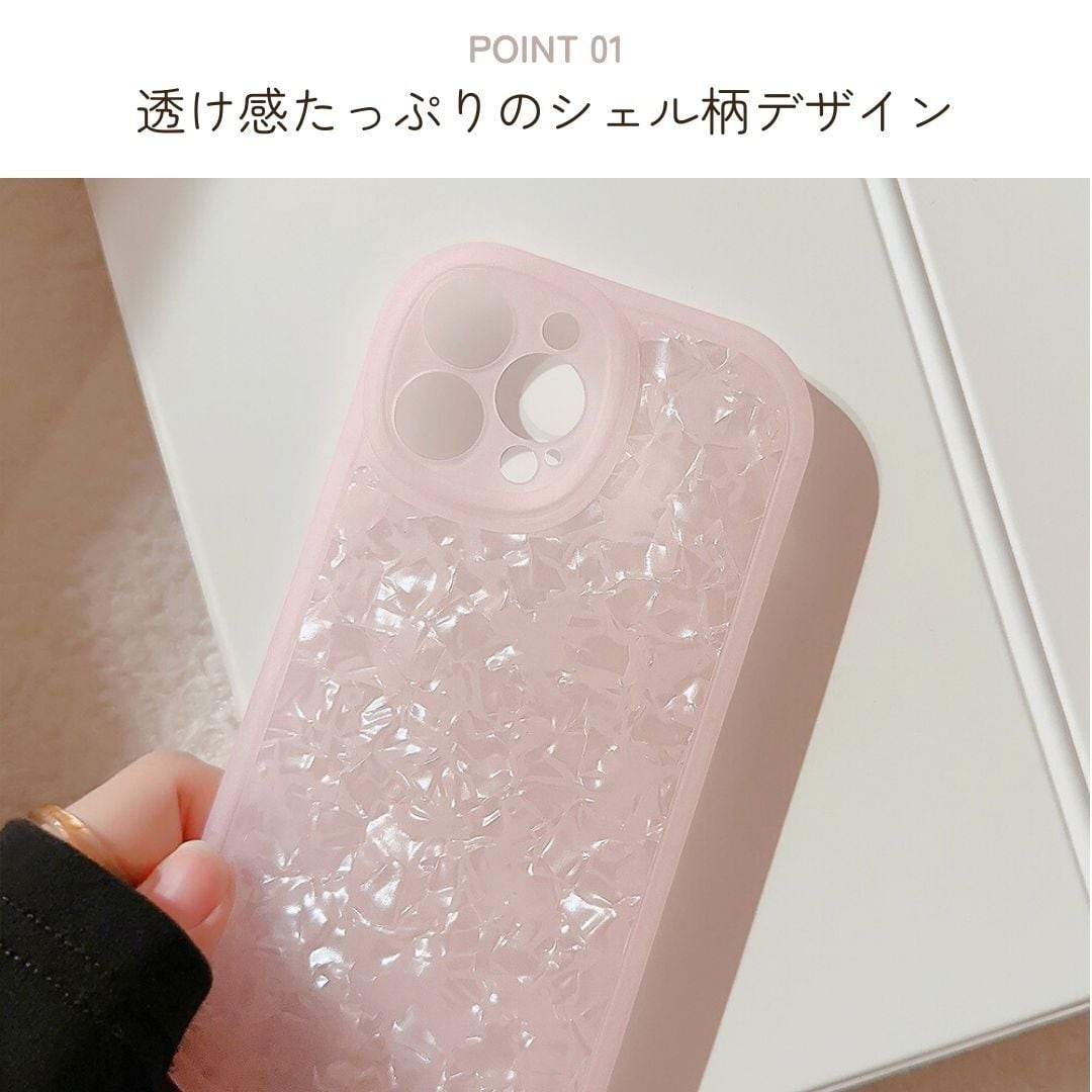 BONAVENTURA iPhoneproケース シェルピンク BONAVENTURA（ボナベンチュラ） スマホケース (iPhone15Pro)ハンドル
