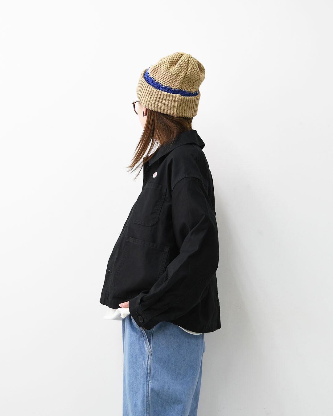 DANTON [ダントン] W Moleskin Wide Coverall Jacket [DT-A0662MKN