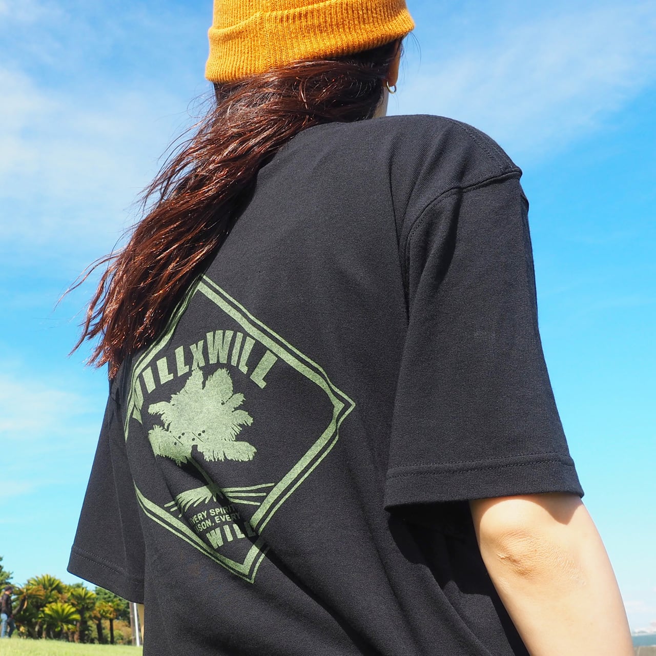 WillxWill WILLTLAND Big Silhouette T-shirts Black