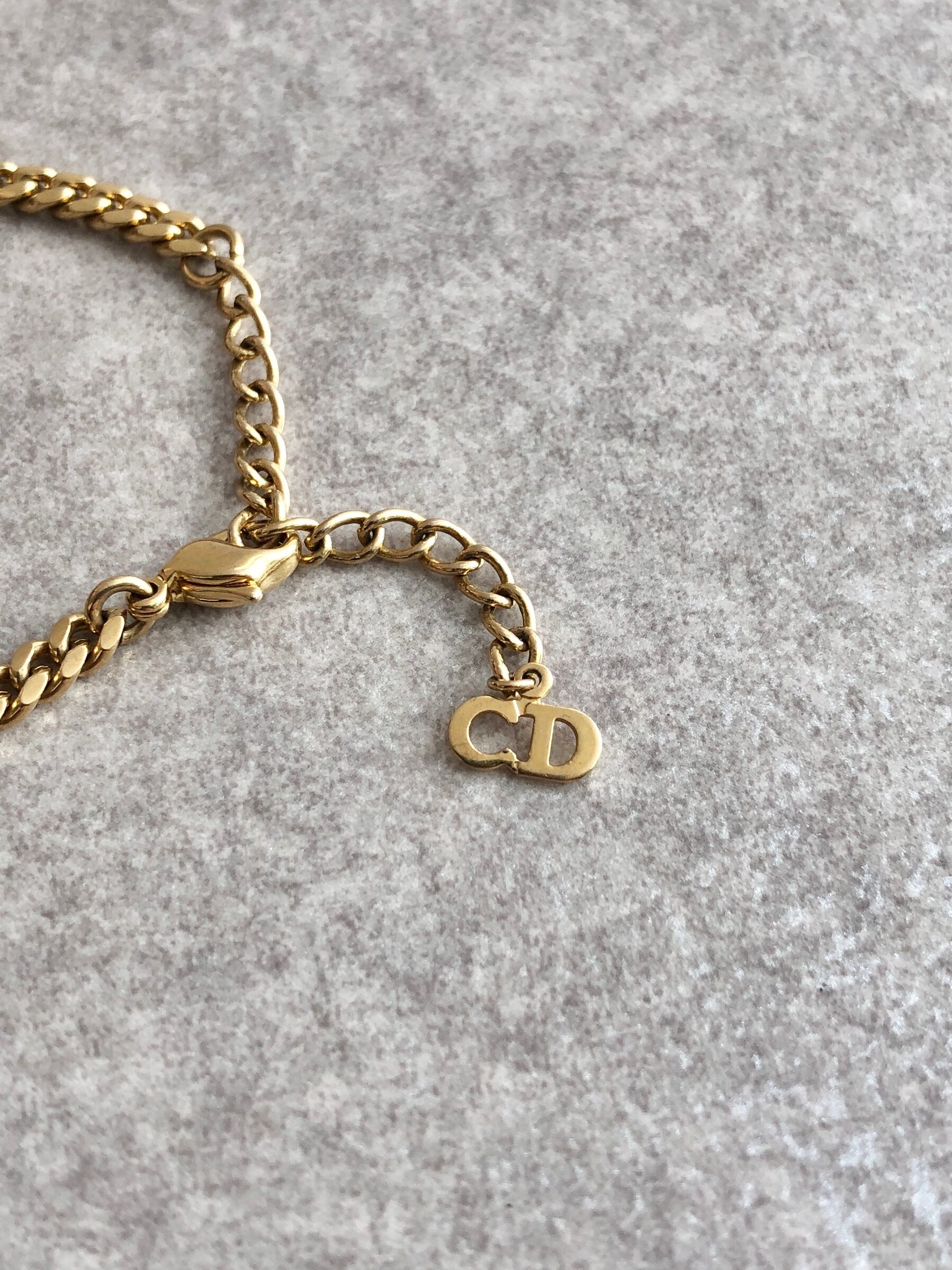 Christian Dior クリスチャン ディオール ブレスレット ゴールド ロゴ