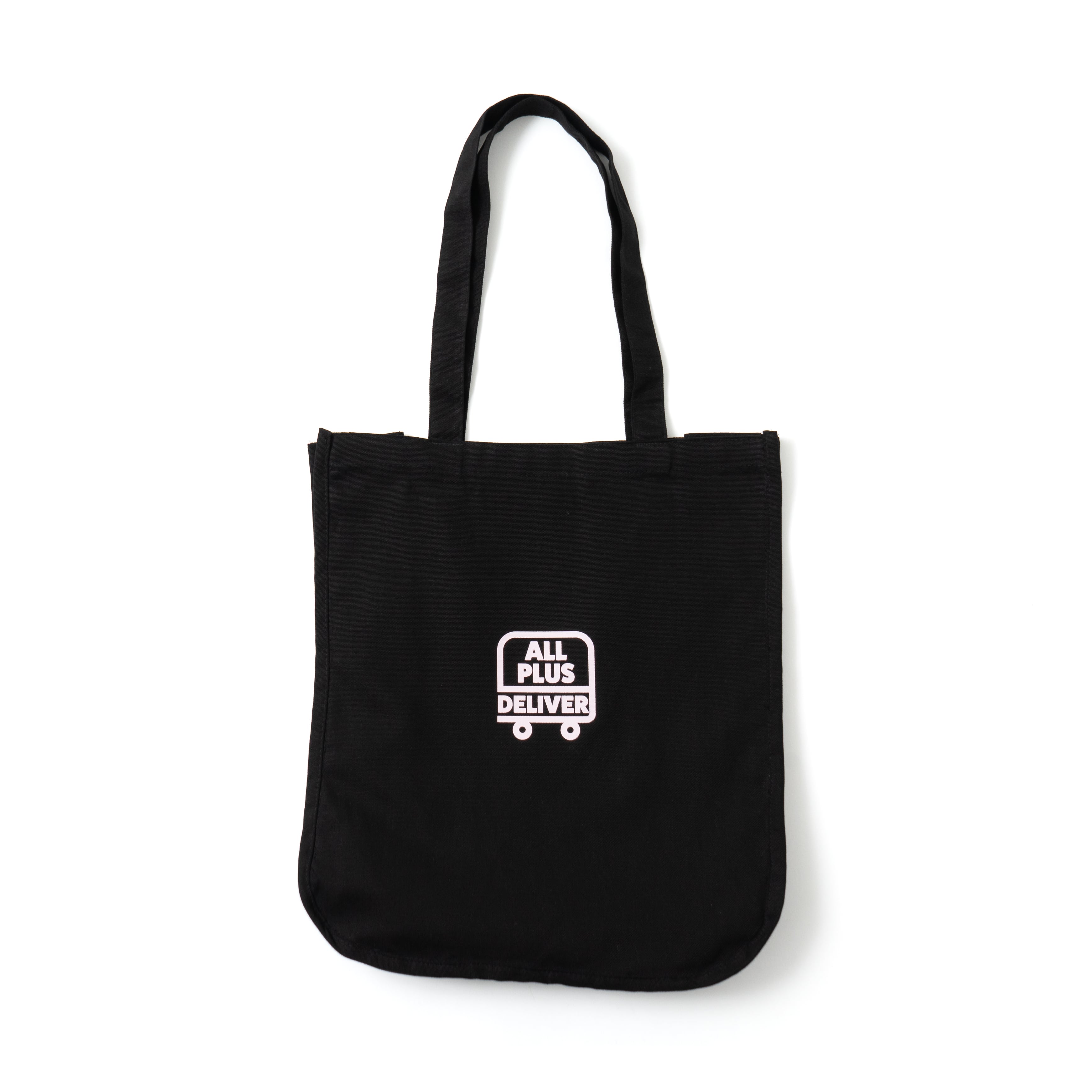 ALPSDR LOGO TOTE BAG / BLACK × PINK