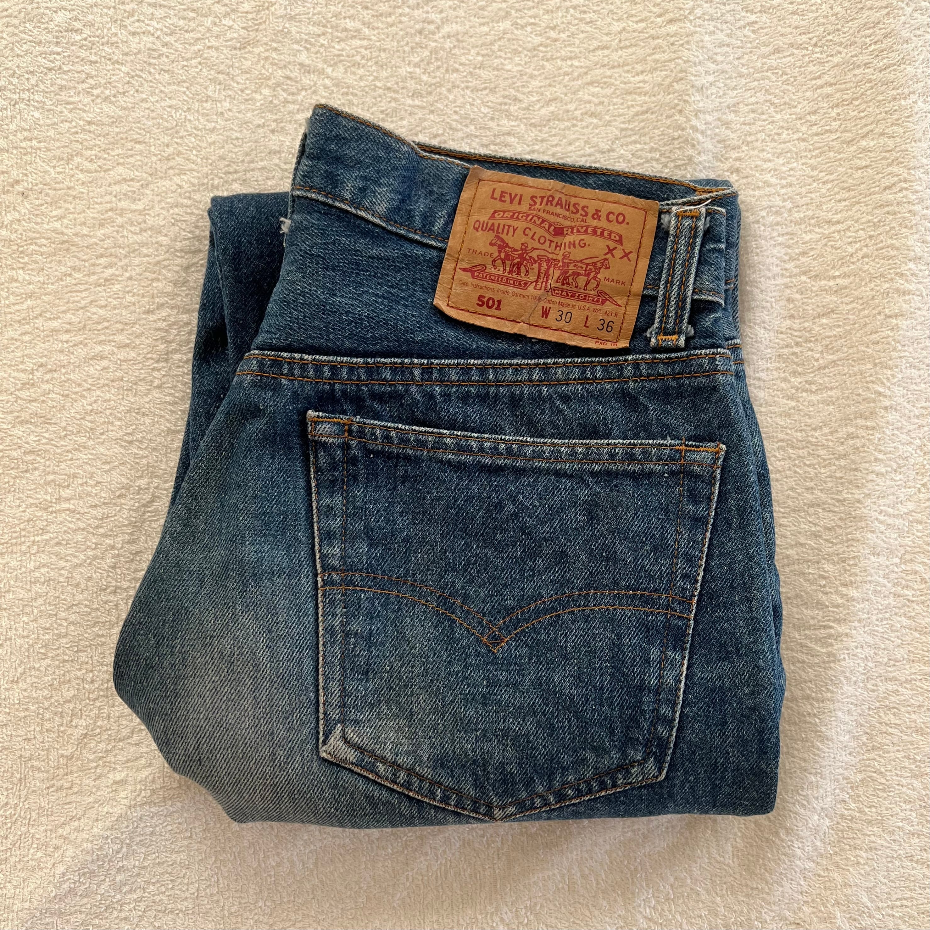 Levi's 501 USA製 W30 リーバイス デニム ジーンズ 90's | 古着屋 RAF ...