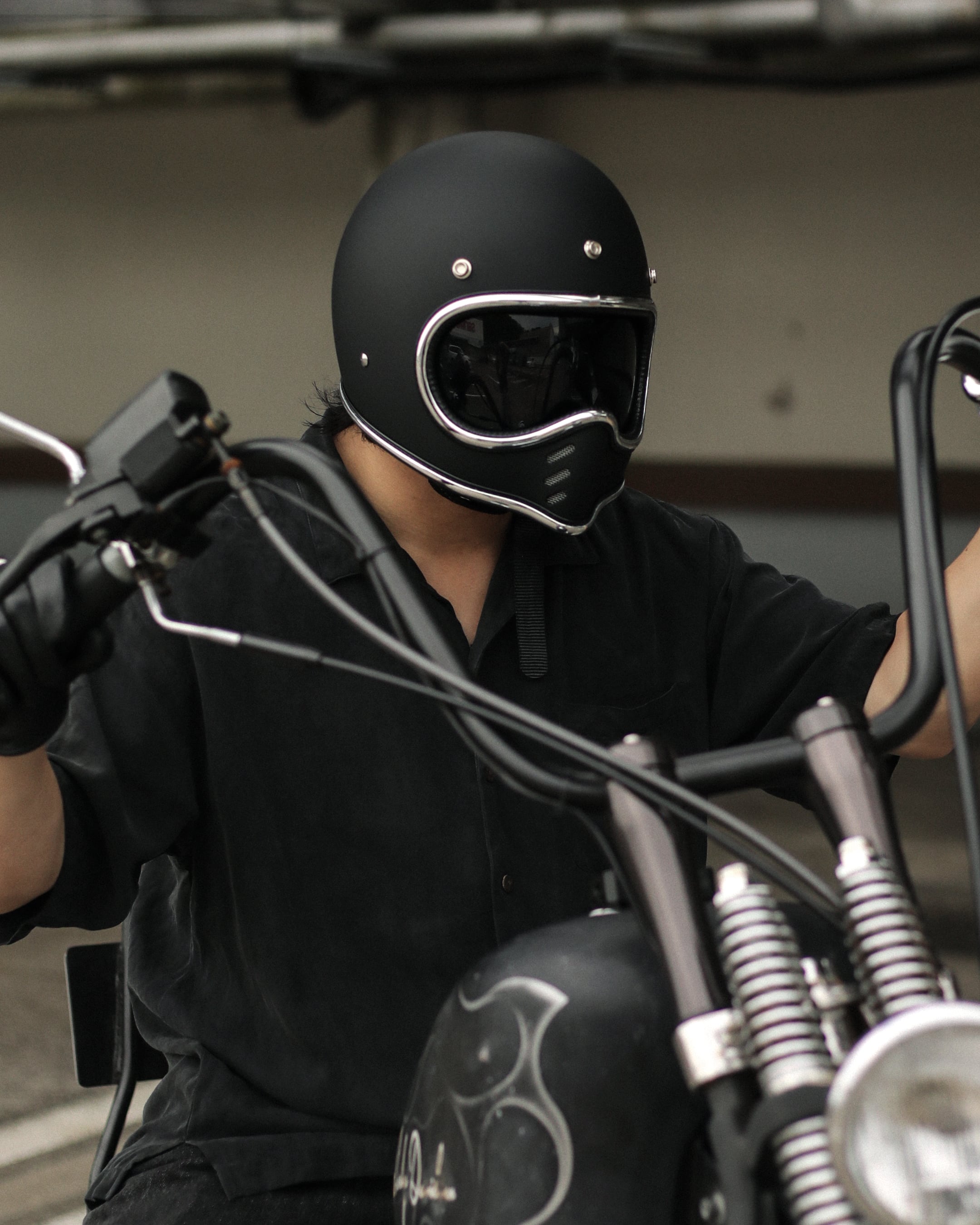 国内送料無料】VINTAGE SMALL FULL HELMET | BARYFROMTHENORM