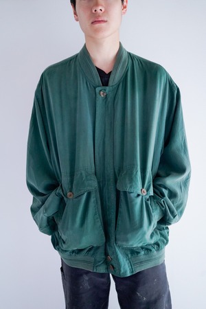 【1980-90s】"100%Silk" Europe Blouson / 5-268