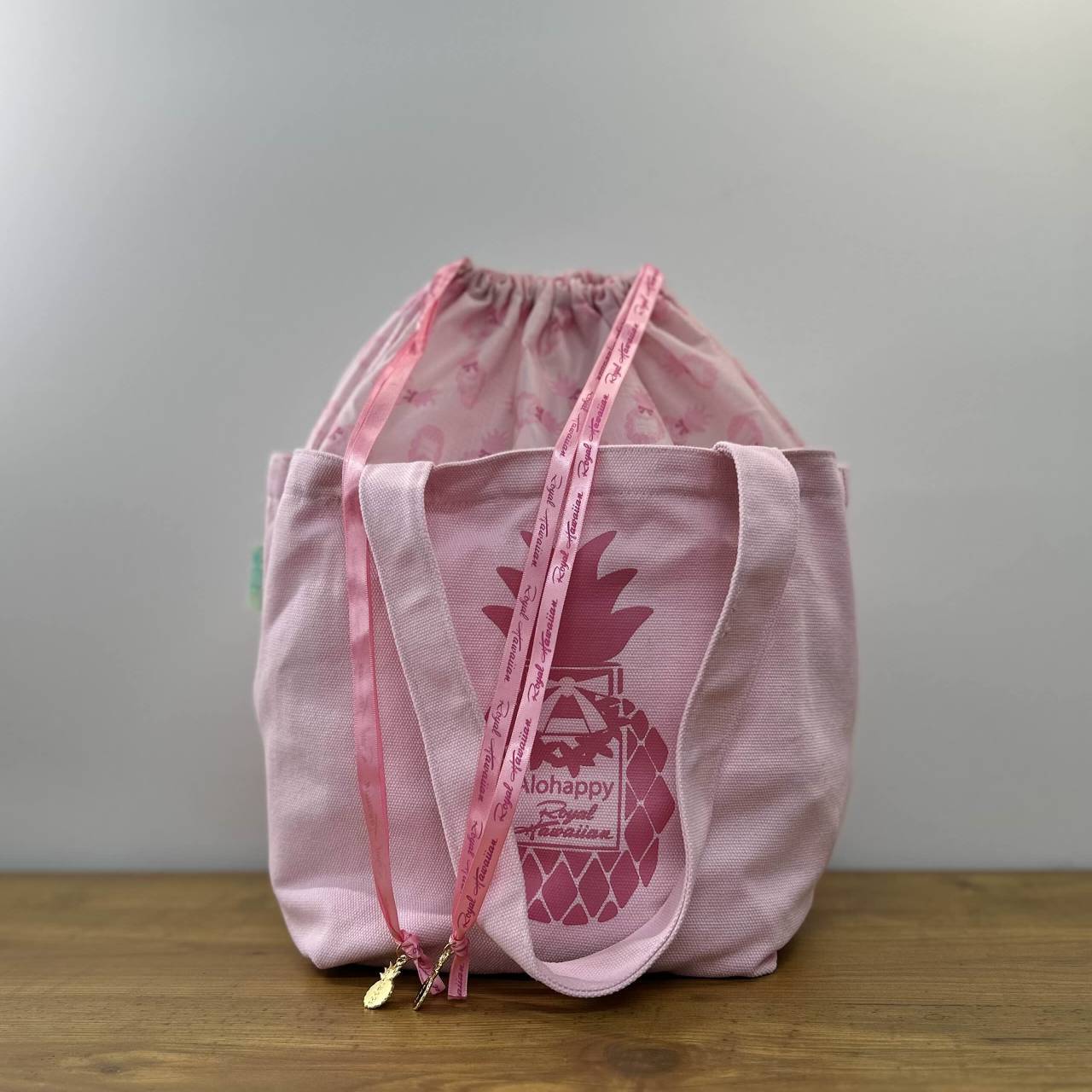 ハワイ ロイヤルハワイアンホテル 2way ショルダーバッグ トートバッグ② Alohappy ロイヤルハワイアンホテル オリジナル・トートバッグ hawaii