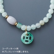 今季一押し！ コインモチーフの翡翠チャーム！ K10 coin ペンダントトップ A貨翡翠 jd_pt1211