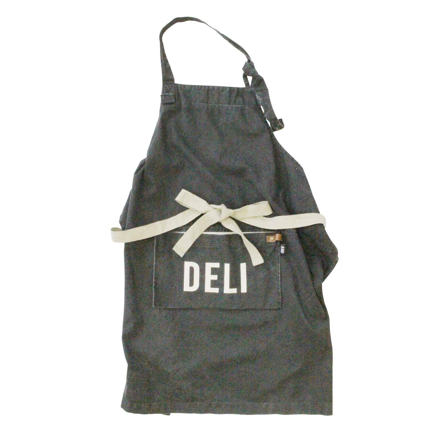 DEAN&DELUCA】ハワイ限定 エプロン 首紐調整タイプ 黒 ブラック