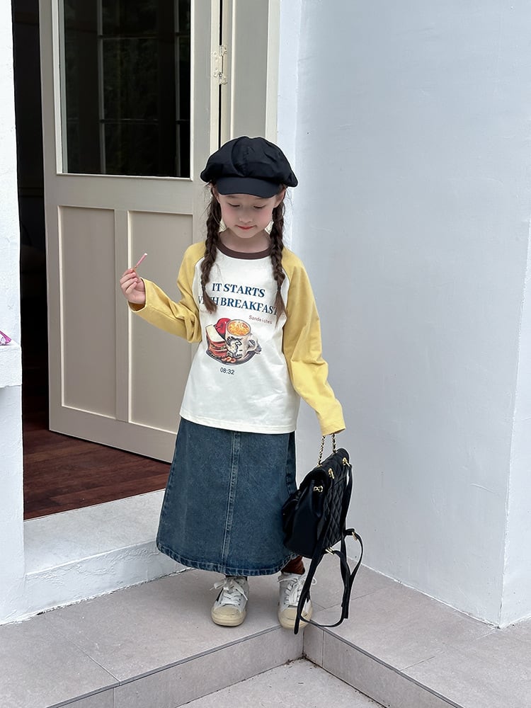 5color イラストラグランロンT