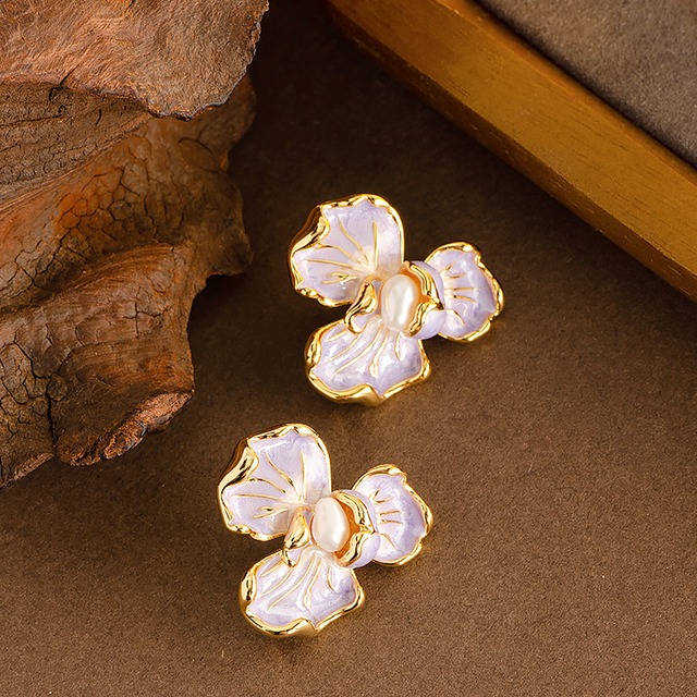 【アクセサリー】アクセサリー 韓国 ピアス イヤリング おしゃれ 大人 可愛い 花 シンプル 結婚式 パーティー 二次会 披露宴 謝恩会 発表会 演奏会 顔合わせ 婚活 お食事会 ピンク グリーン 緑