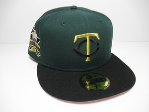 Exclusive NEW ERA 59fifty  Minnesota Twins　ミネソタ・ツインズ　Dark Green×Black