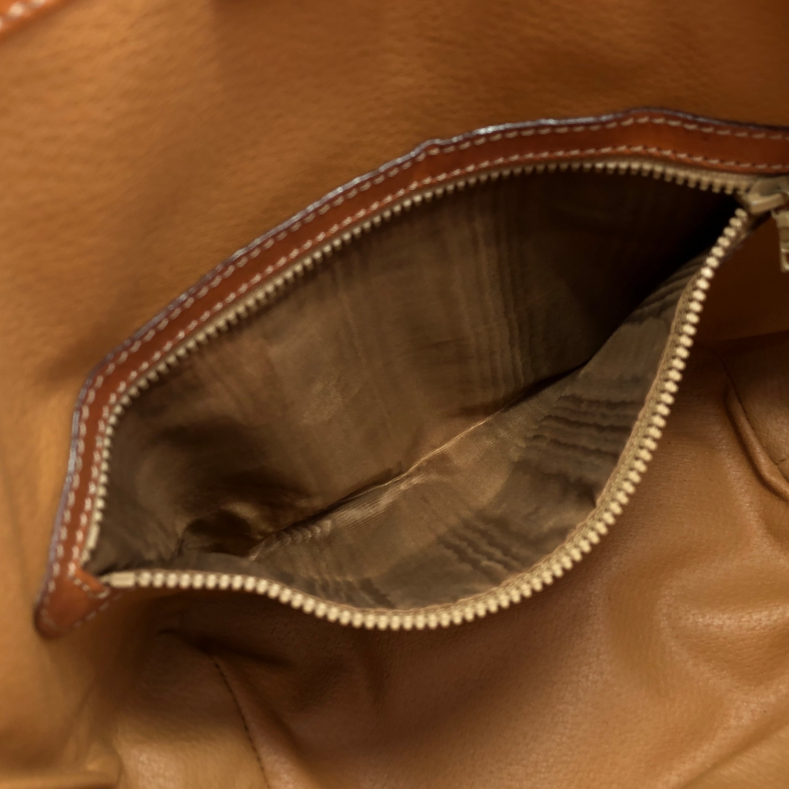 CELINE セリーヌ マカダム ショルダーバッグ ブラウン ブラゾン型押し