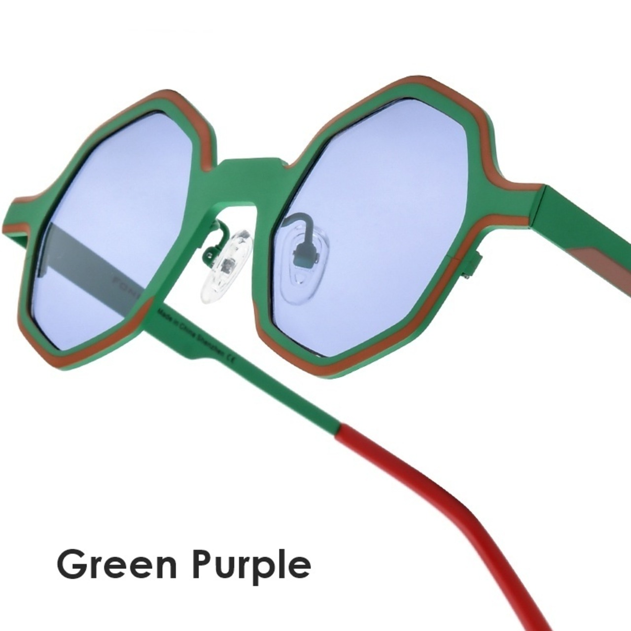 Titanium Sunglasses -octagon- / チタン アシンメトリー サングラス -オクタゴン-