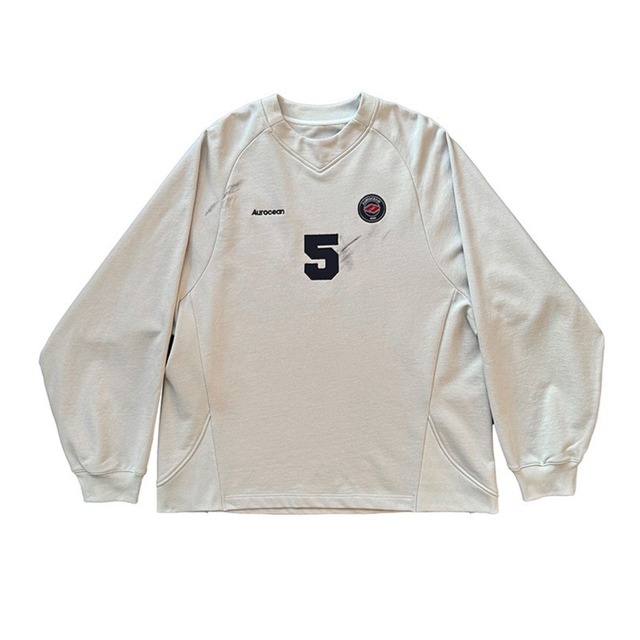 ダーティー加工ライトグレースポーツスウェット　1112